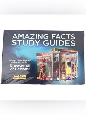 Amazing Facts Study Guides New Sealed Complete Set 27 Bible Lessons New Sealed